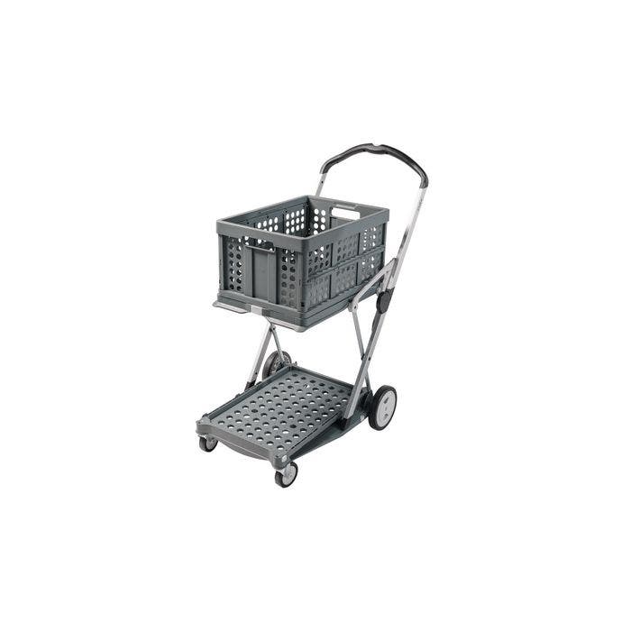 Clax Folding Portable Trolley 46 Litre Capacity - Grey