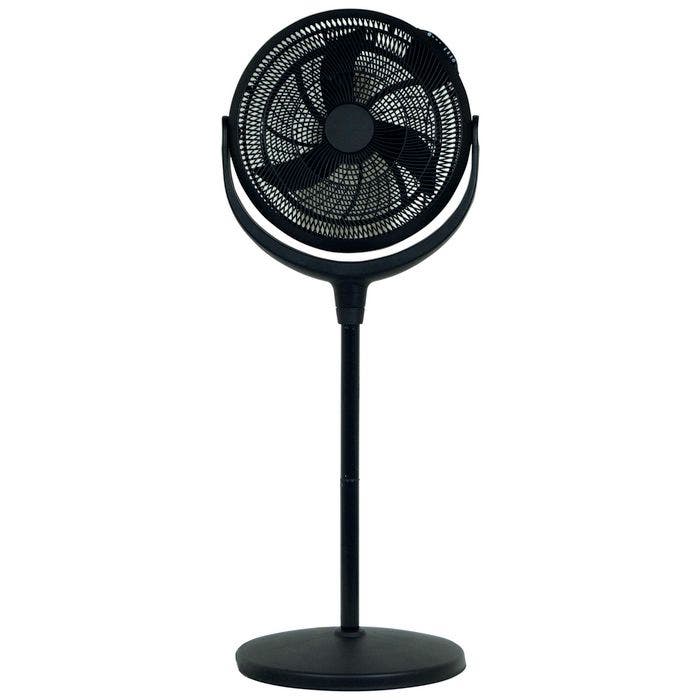 High Velocity 3 in 1 Adjustable fan with remote control and timer - 3 speed - black