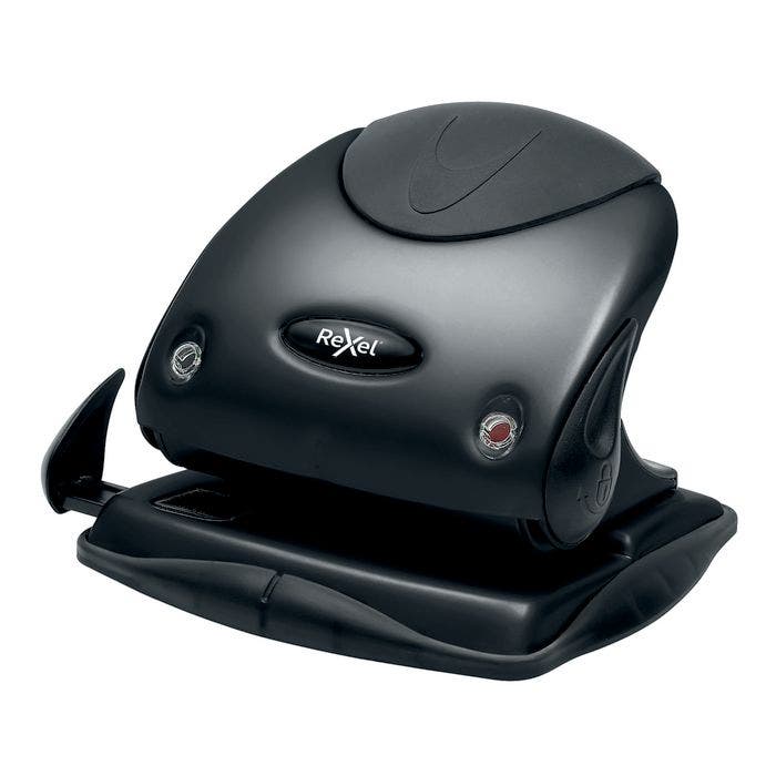 Rexel 2 Hole Punch 25 Sheets Black