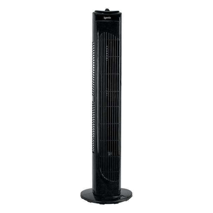 31" Oscillating Tower Fan - 3 speed - black