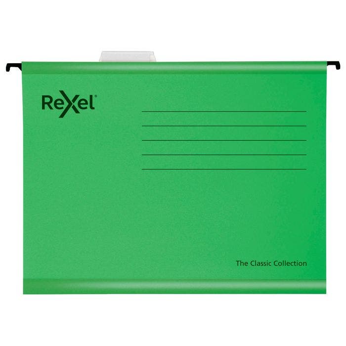 Rexel Classic A4 Suspension Files - pack of 25 - 100% Recycled