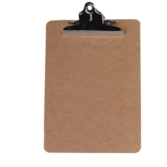 Masonite A4 Clipboard with Strong Clip