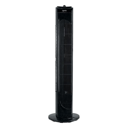 31" Oscillating Tower Fan - 3 speed - black
