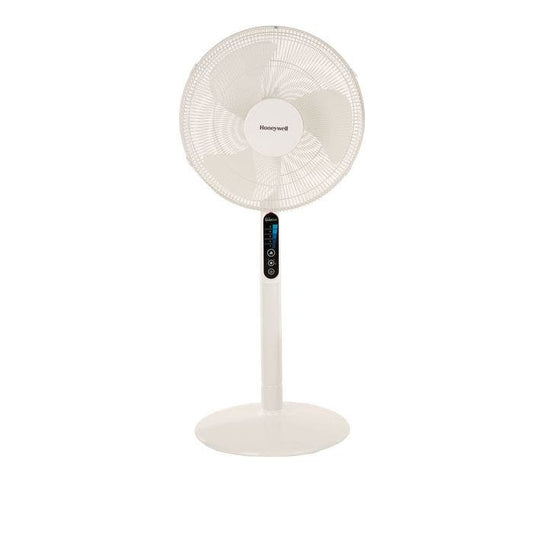 Honeywell 16" Advanced QuietSet® Oscillating Pedestal Fan - 5 level cooling - white