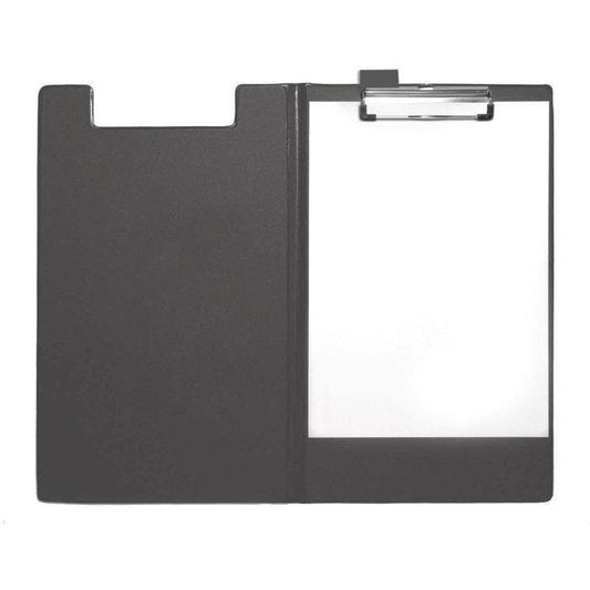 A4 PVC Foldover Clipboard Black