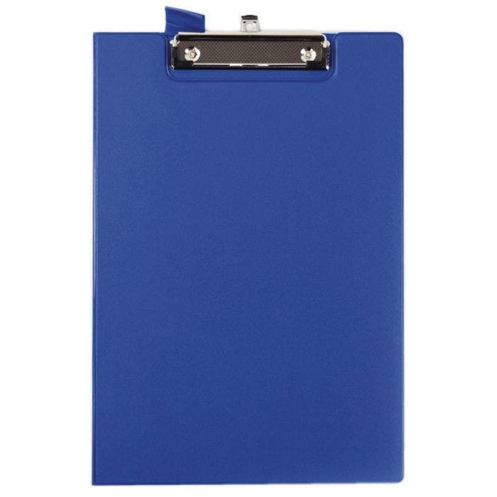 A4 PVC Foldover Clipboard Blue