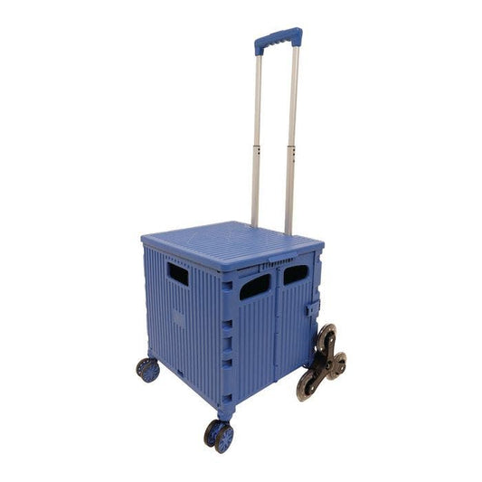 Folding Box Trolley with Stairclimbing Wheels