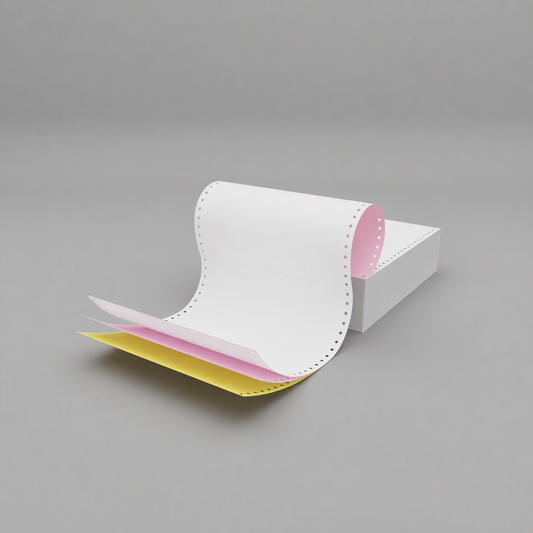 Plain Listing Paper (11x9.5'') 3 Parts White/Pink/Yellow