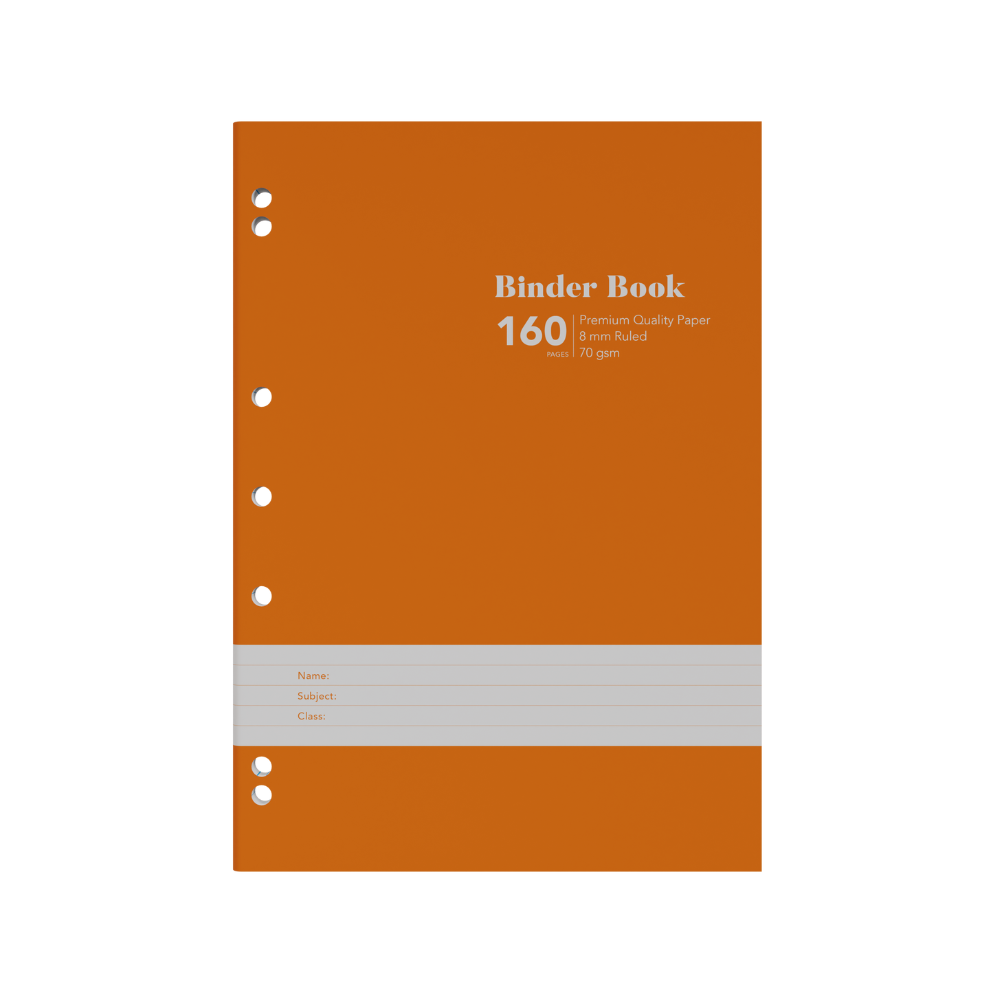 Collins A4 Ring Binder Refill Pad – 160 Pages (Pack of 5) Orange