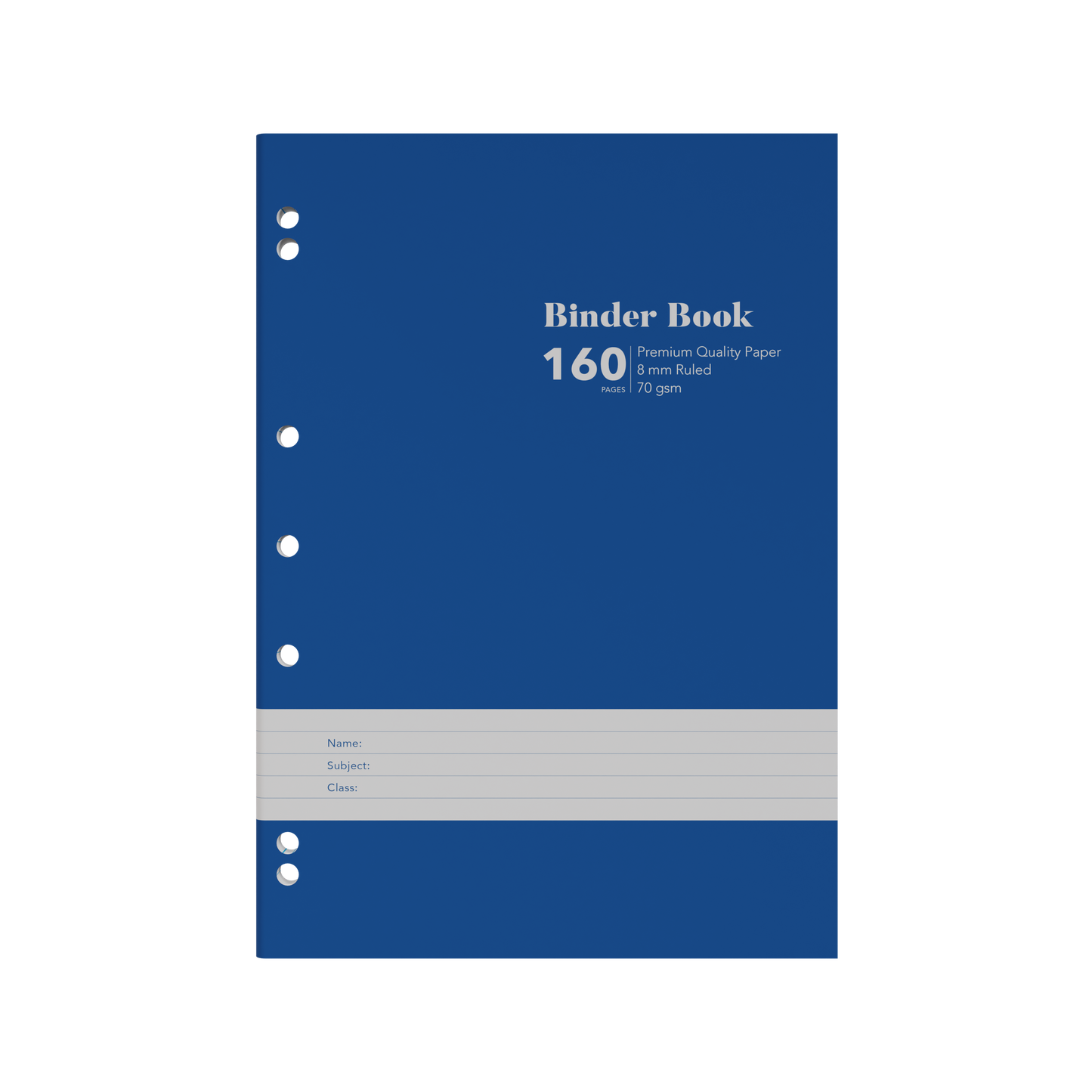 Collins A4 Ring Binder Refill Pad – 160 Pages (Pack of 5) Blue