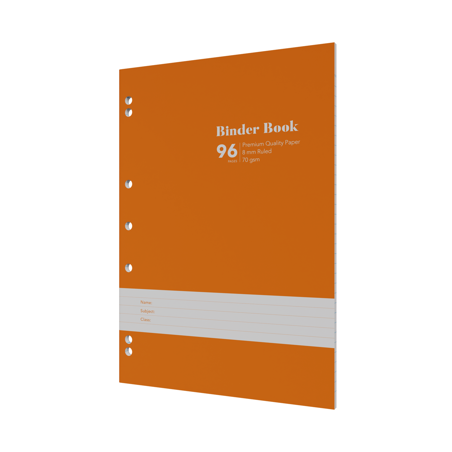 Collins A4 Ring Binder Refill Pad – 96 Pages (Pack of 5) Orange