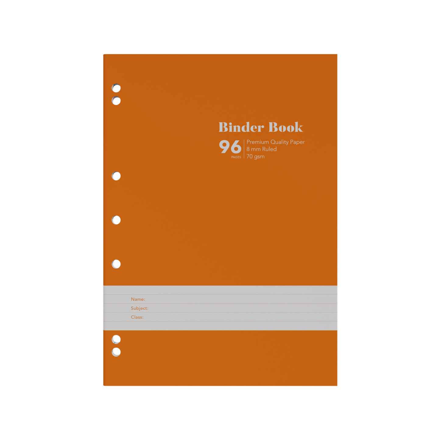Collins A4 Ring Binder Refill Pad – 96 Pages (Pack of 5) Orange