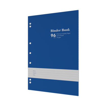 Collins A4 Ring Binder Refill Pad – 96 Pages (Pack of 5) Blue