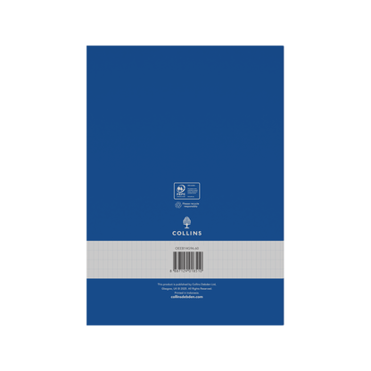 Collins A4 Grid Exercise Book – 96 Pages (Pack of 10) Blue