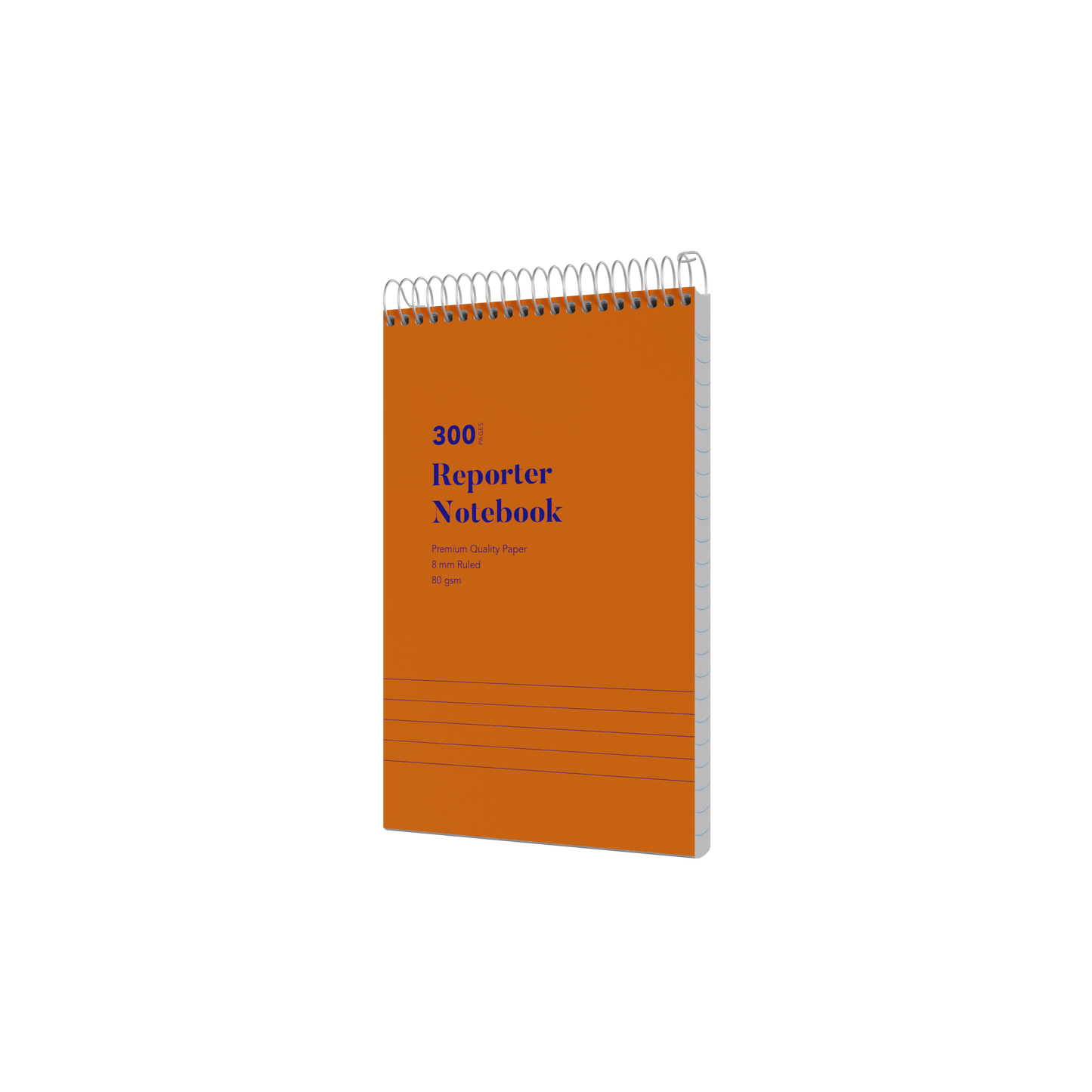 Collins Reporter Notebook (200 x 127mm, Pack of 10) Orange