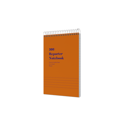 Collins Reporter Notebook (200 x 127mm, Pack of 10) Orange