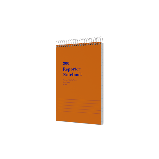 Collins Reporter Notebook (200 x 127mm, Pack of 10) Orange