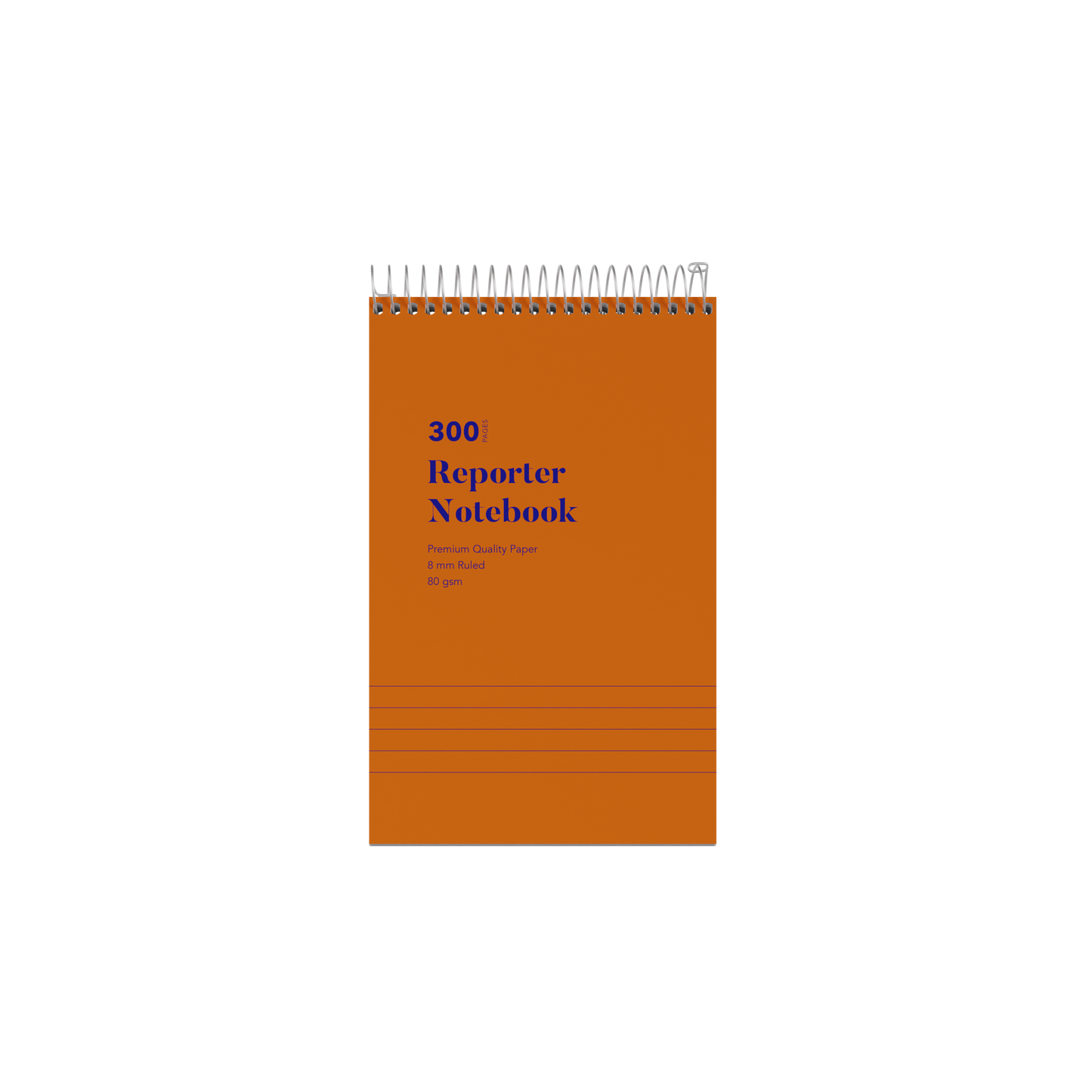 Collins Reporter Notebook (200 x 127mm, Pack of 10) Orange