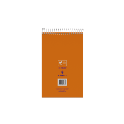 Collins Reporter Notebook (200 x 127mm, Pack of 10) Orange