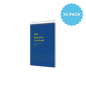 Reporters Notebook (200x127mm) Spiral Bound | Ruled Layout / 300 Pages (Packs of 10) 8mm / 80 GSM - Collins Debden School Essentials