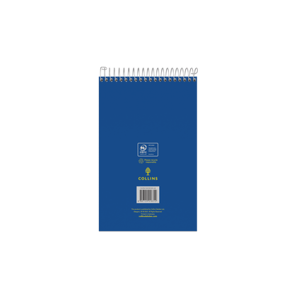 Collins Office Essentials Reporters Ruled Notebook - Pack of 10, 300 Pages, Blue (200x127mm)