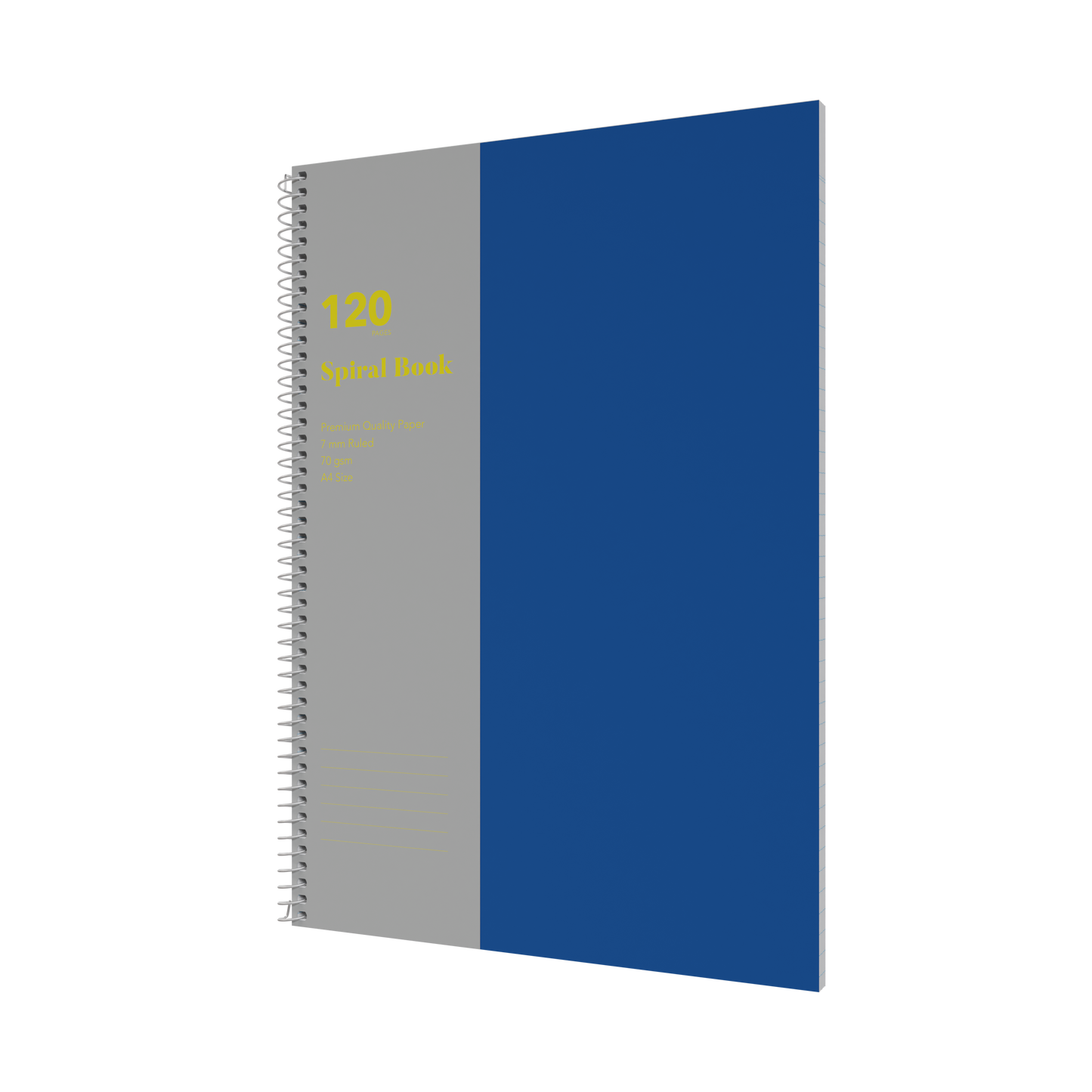 Collins A4 Spiral Bound Notebook – 120 Pages (Pack of 10) Blue