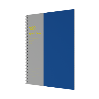 Collins A4 Spiral Bound Notebook – 120 Pages (Pack of 10) Blue