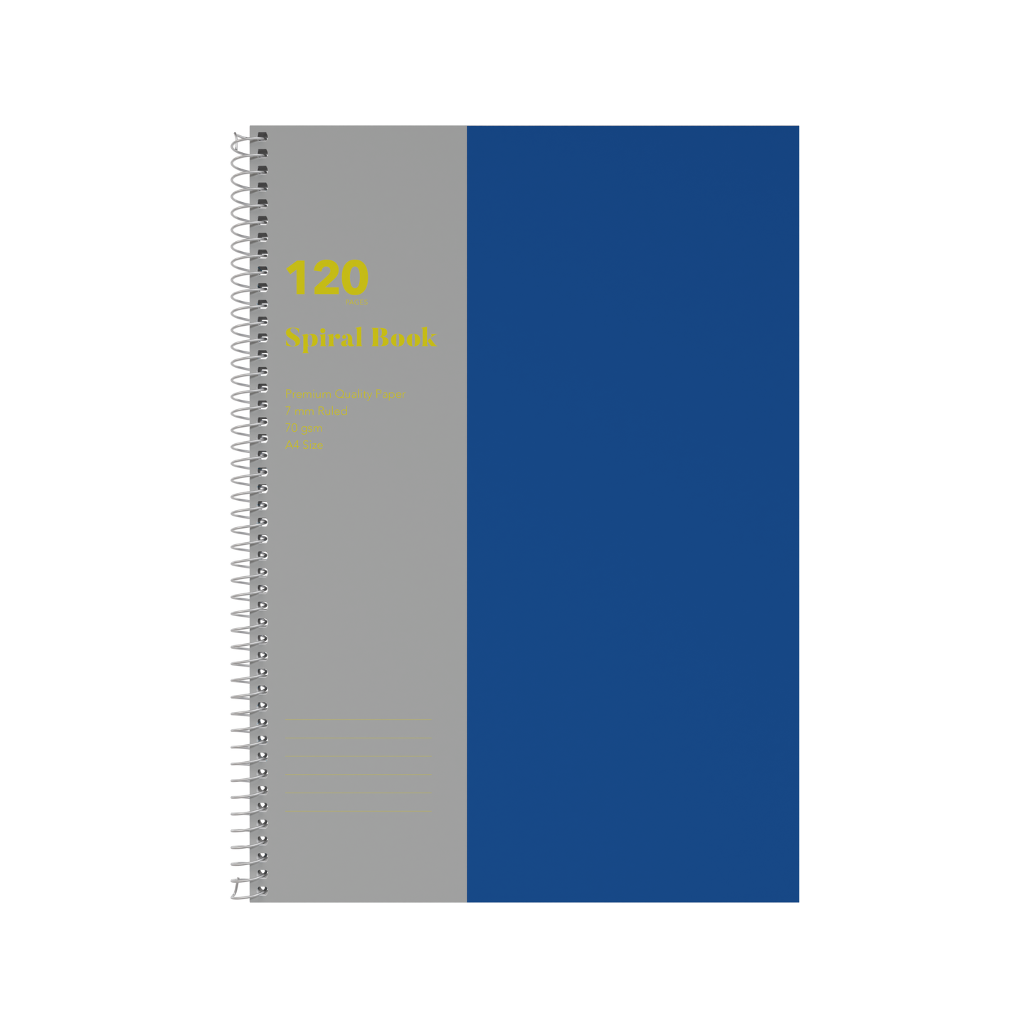 Collins A4 Spiral Bound Notebook – 120 Pages (Pack of 10) Blue