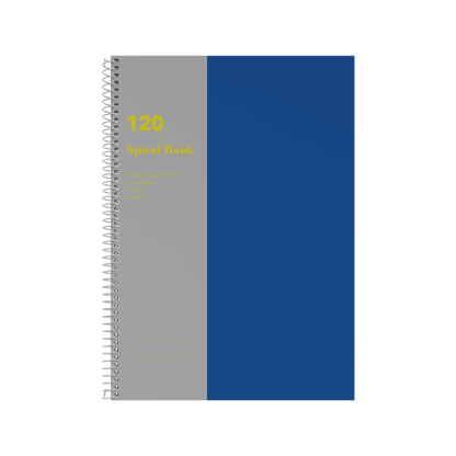 Collins A4 Spiral Bound Notebook – 120 Pages (Pack of 10) Blue