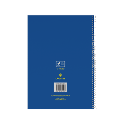 Collins A4 Spiral Bound Notebook – 120 Pages (Pack of 10) Blue