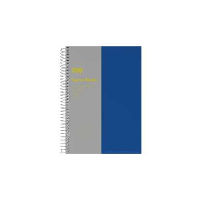 Collins A5 Spiral Bound Notebook – 200 Pages (Pack of 5) Blue